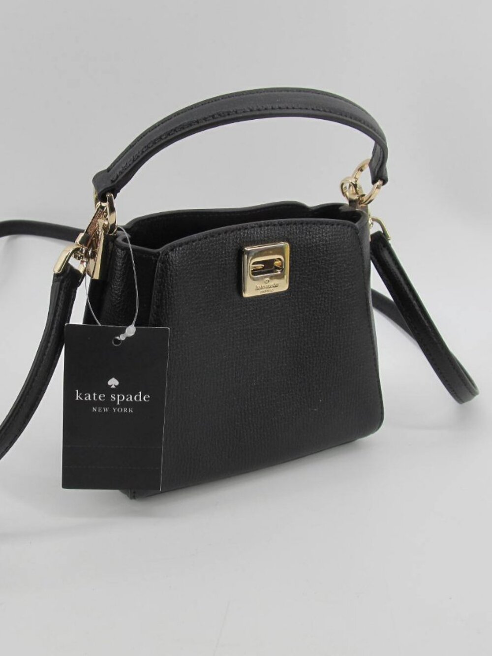 Kate Spade Phoebe Mini Top Handle Crossbody - Black - NWT - KI924 Retail $299